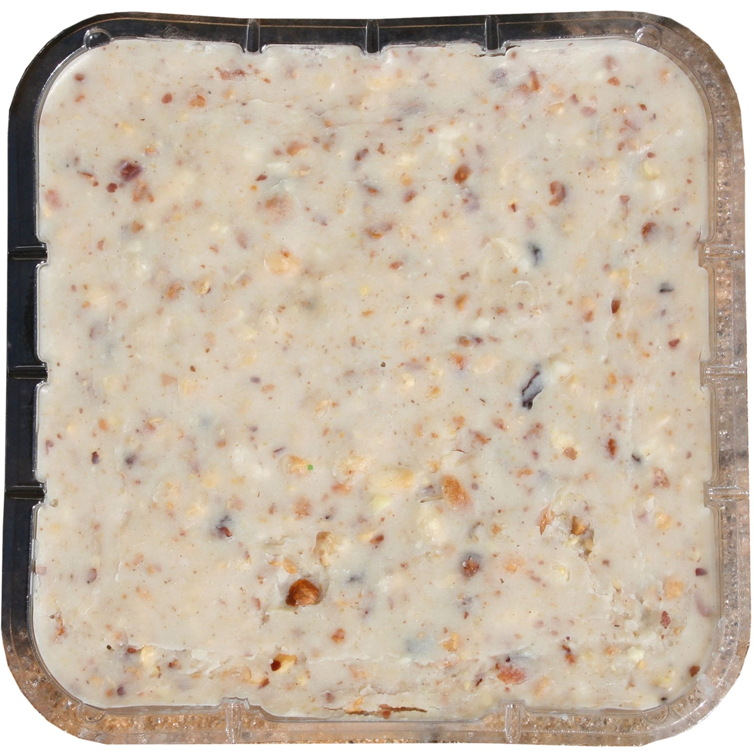 C&S Party Mix close-up of cake texture showing seeds and nuts for bird attraction