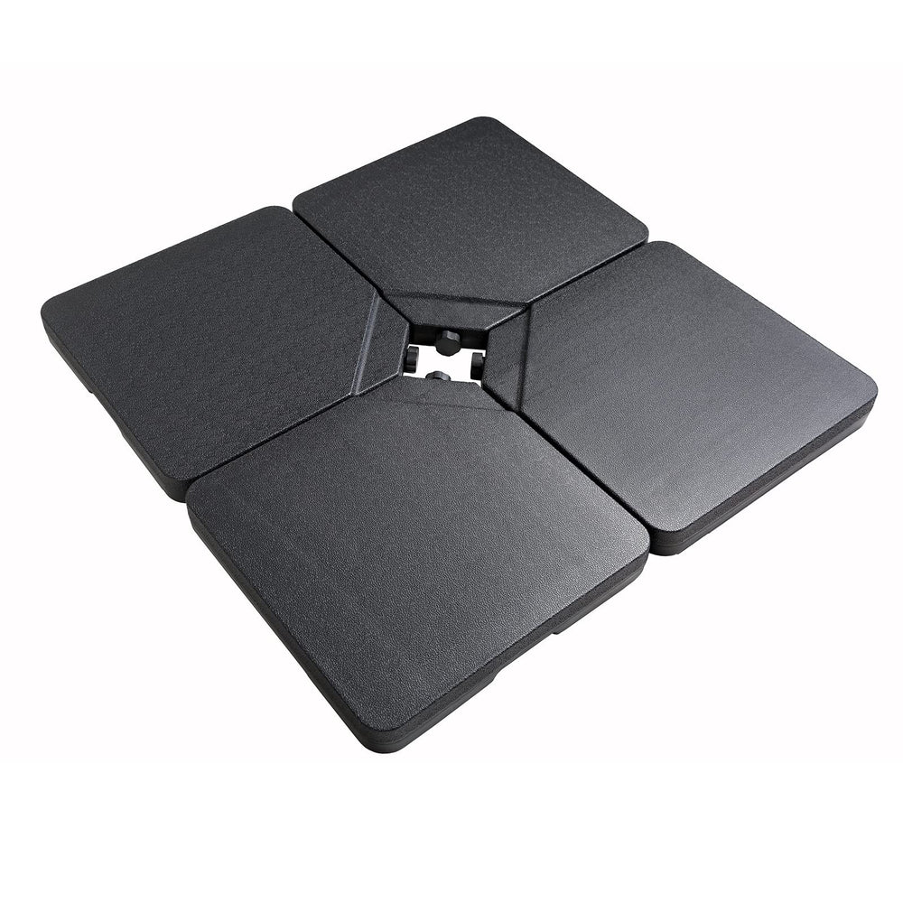 C-Hopetree front view of four base weights showing durable design and secure stability