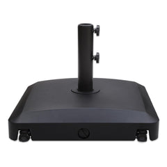 C-Hopetree front view assembled base showing sturdy black design and stable support