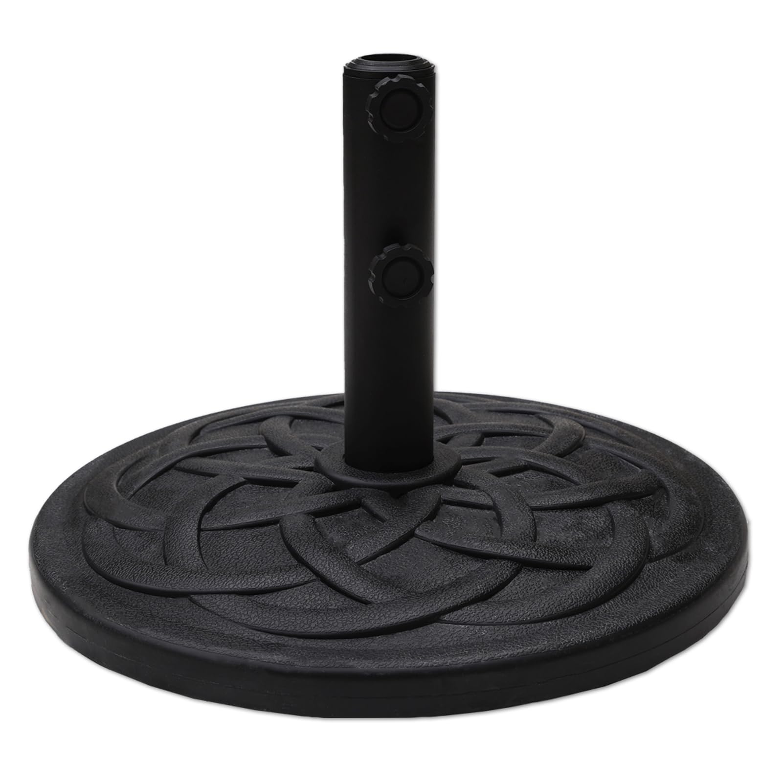 C-Hopetree front view of black base showing stable footprint and curb appeal