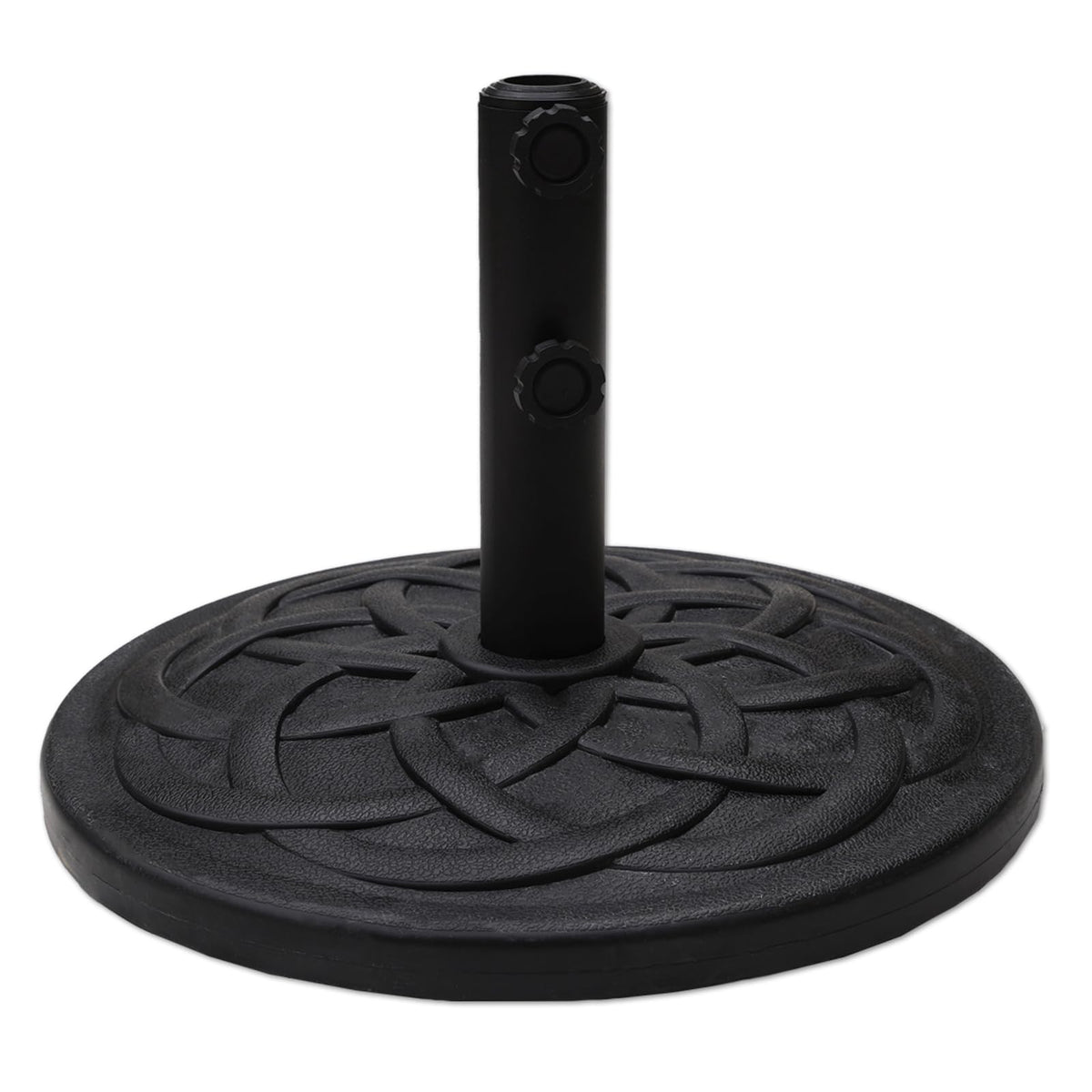 C-Hopetree front view of black base showing stable footprint and curb appeal