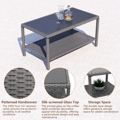 C-Hopetree side table holding drinks and snacks illustrating practical patio use