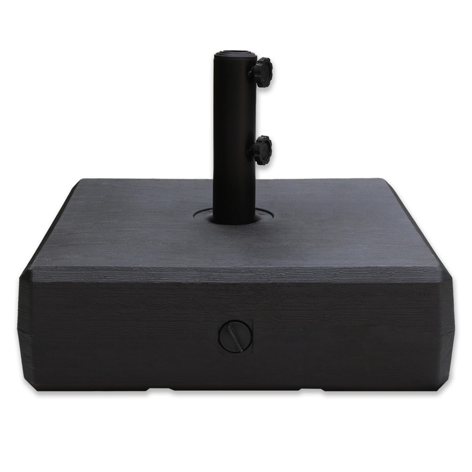 C-Hopetree square base front view showing sturdy silhouette and weather resistance