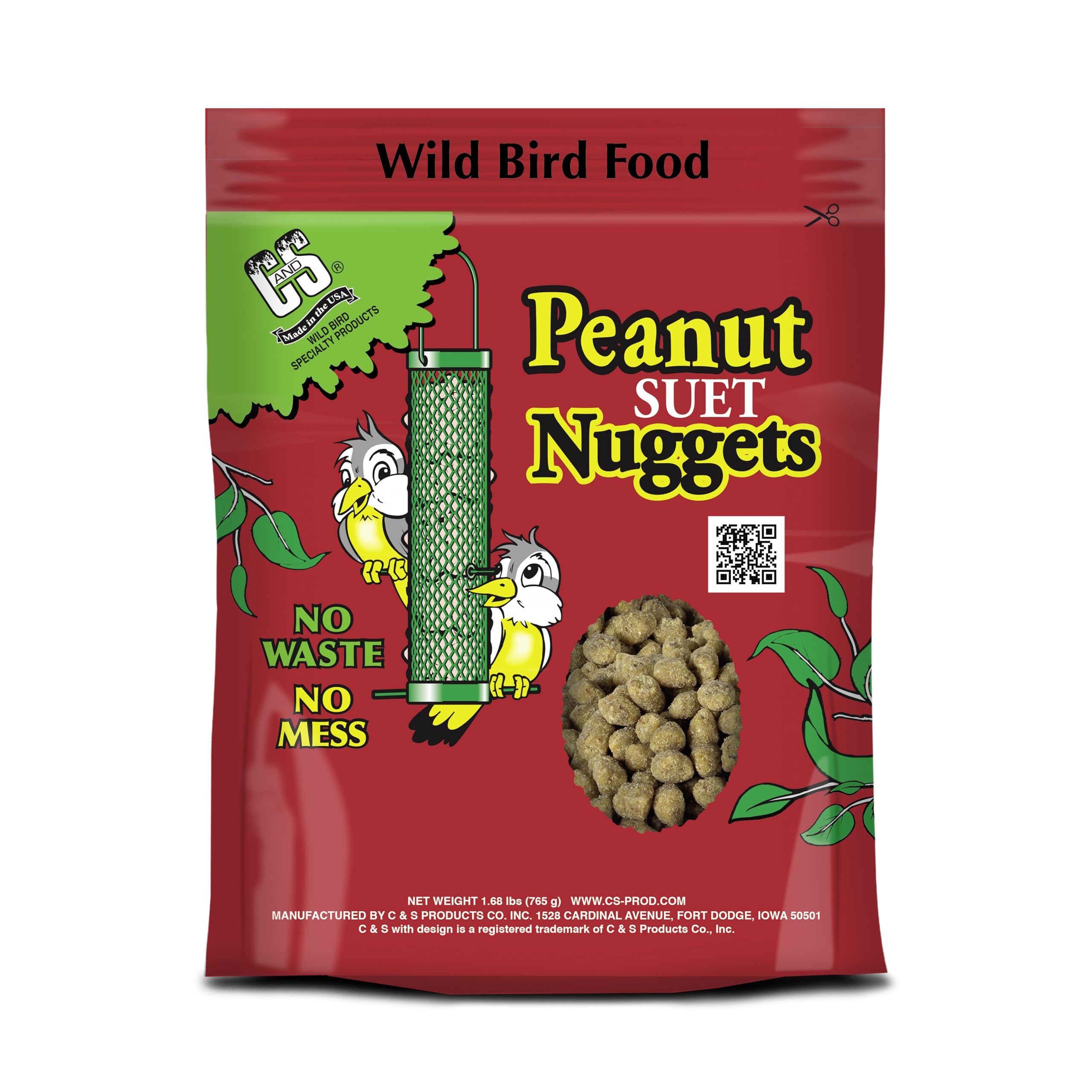 C&S peanut nuggets front packaging showing product and appeal