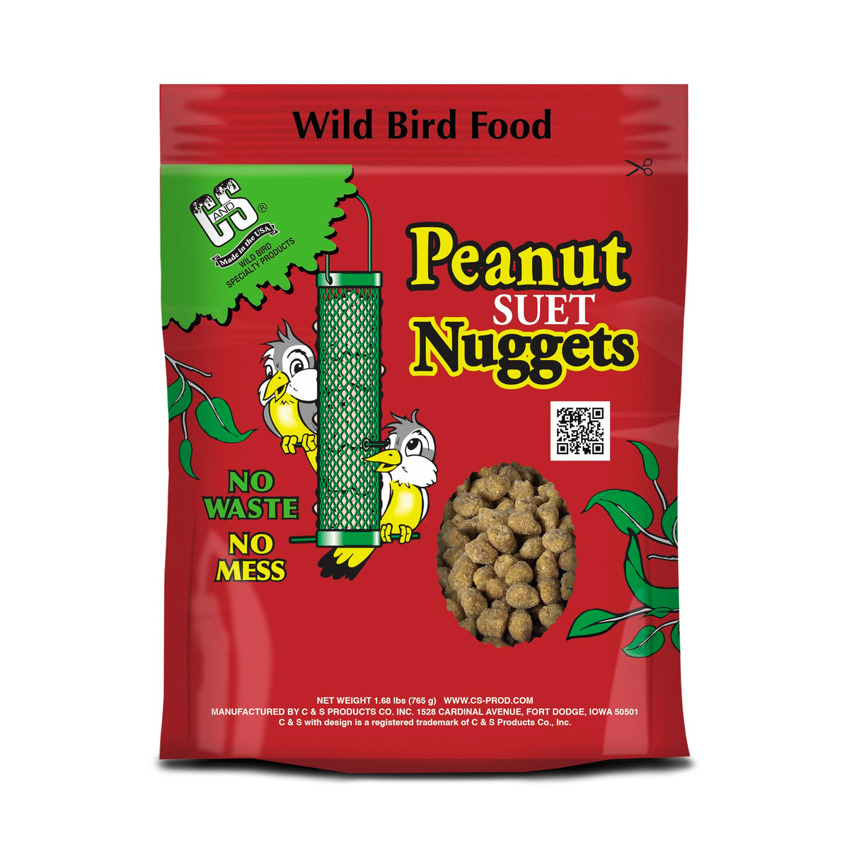 C&S peanut nuggets front packaging showing product and appeal