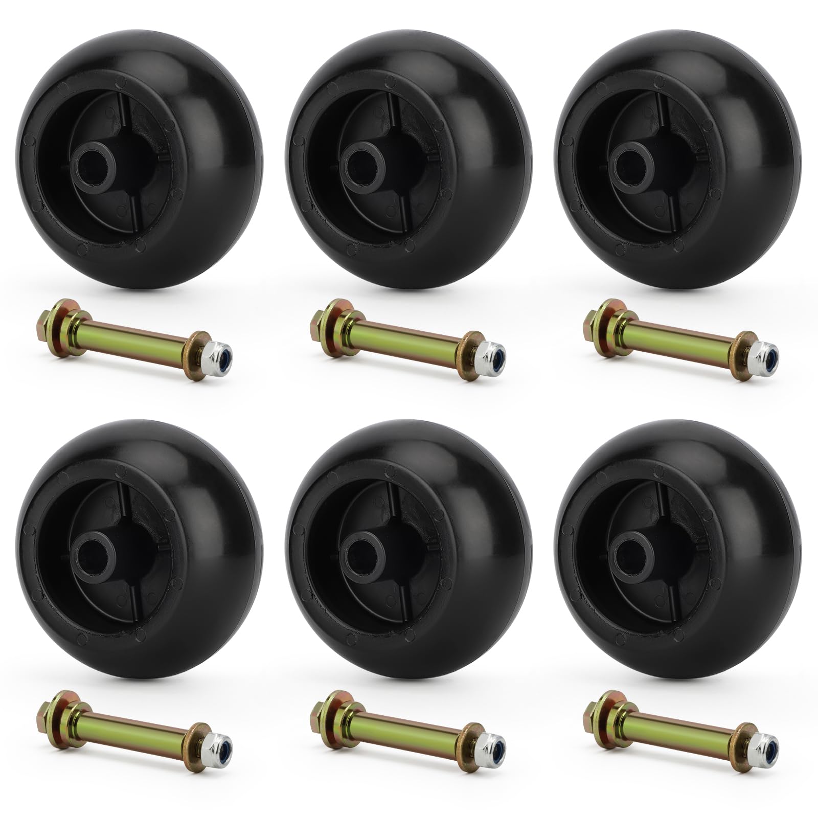 C-Tzu front view of six-pack deck wheel kit showing components and fit benefits