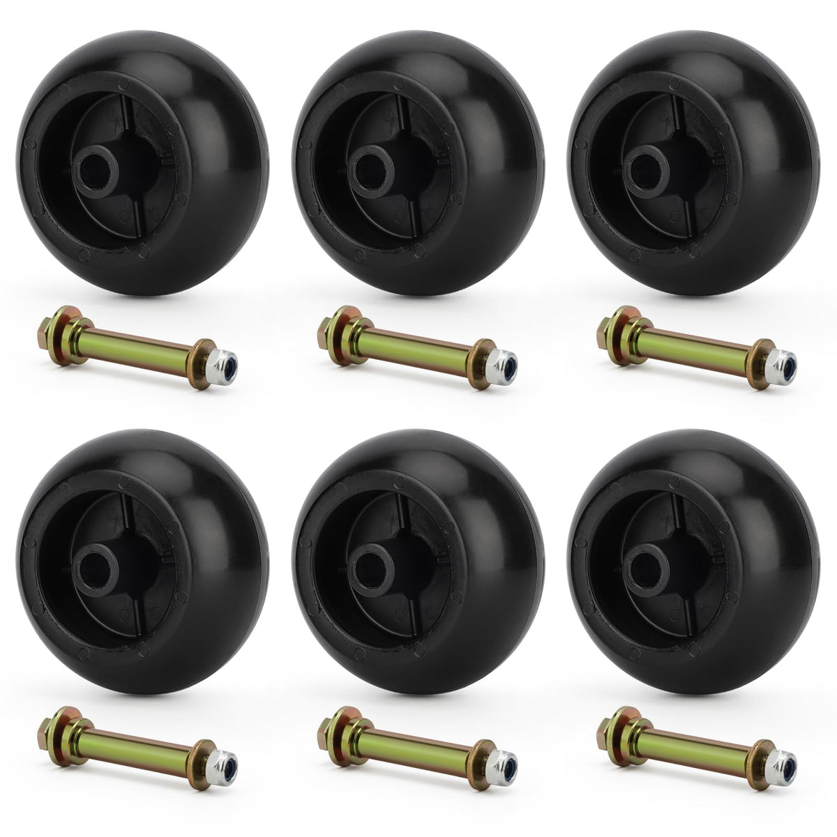 C-Tzu front view of six-pack deck wheel kit showing components and fit benefits