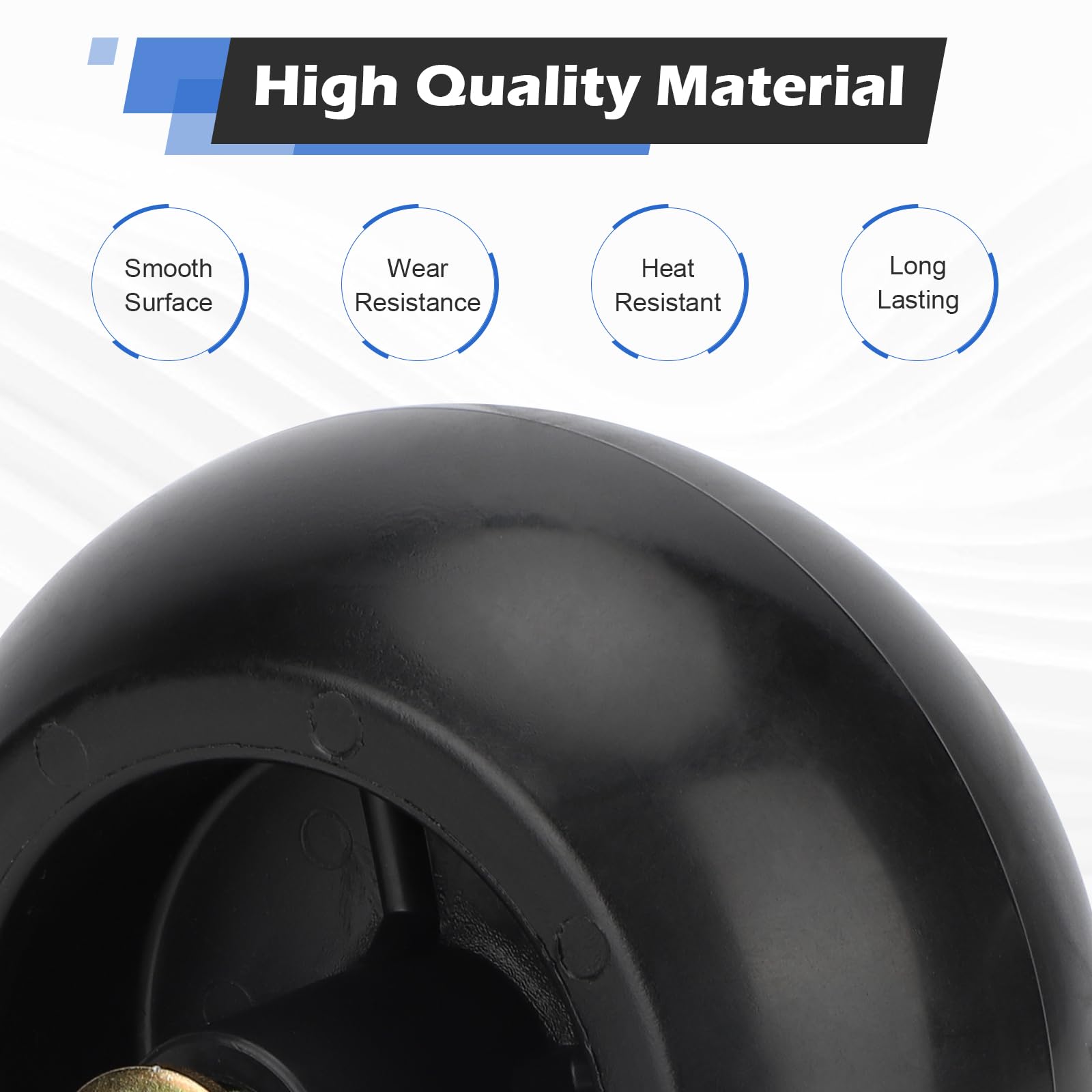 C-Tzu close-up of wheel tread showing smooth profile for scalp prevention