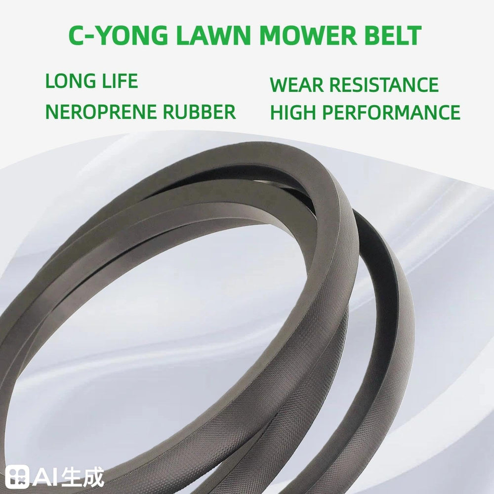C-YONG close-up of belt cross-section showing construction and durability for longer service life