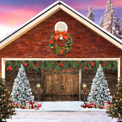 Caaerttply front full garage banner showing festive curb appeal