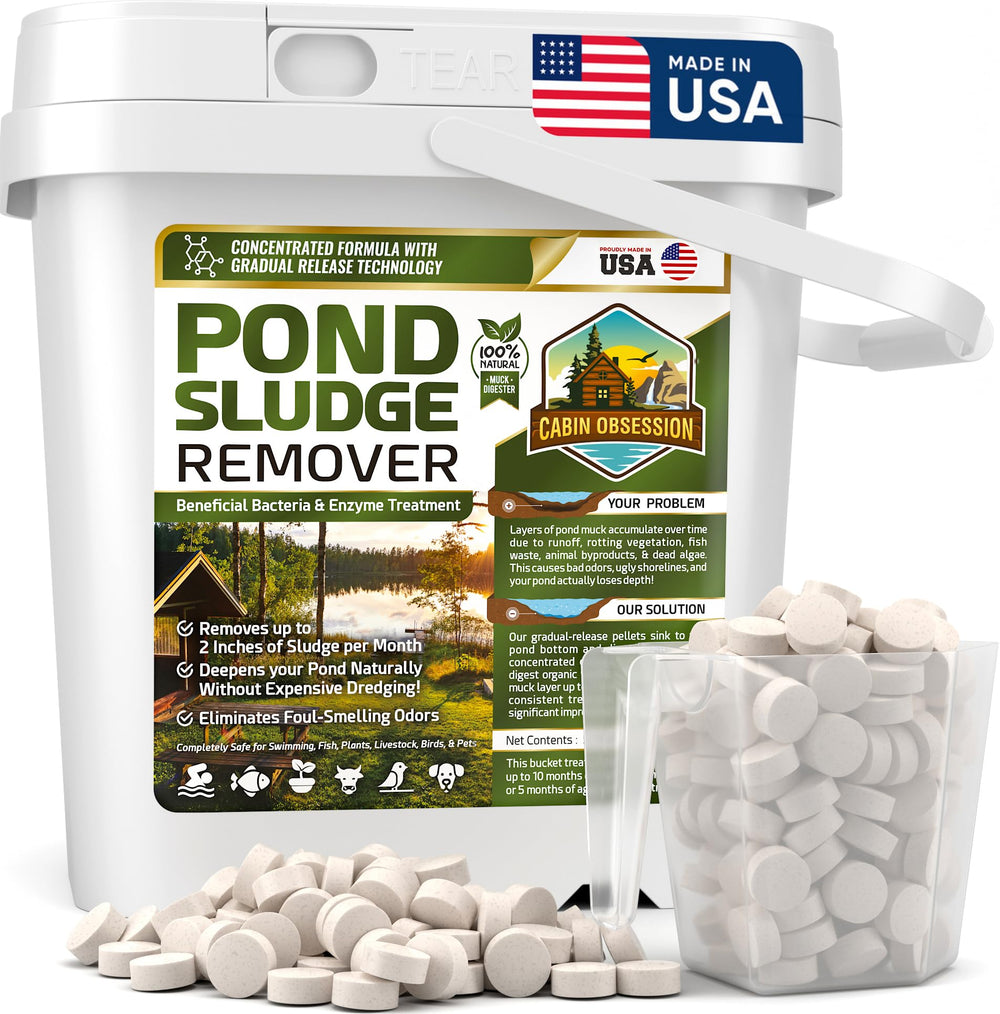 Cabin Obsession front packaging showing 5 lb bucket and benefits