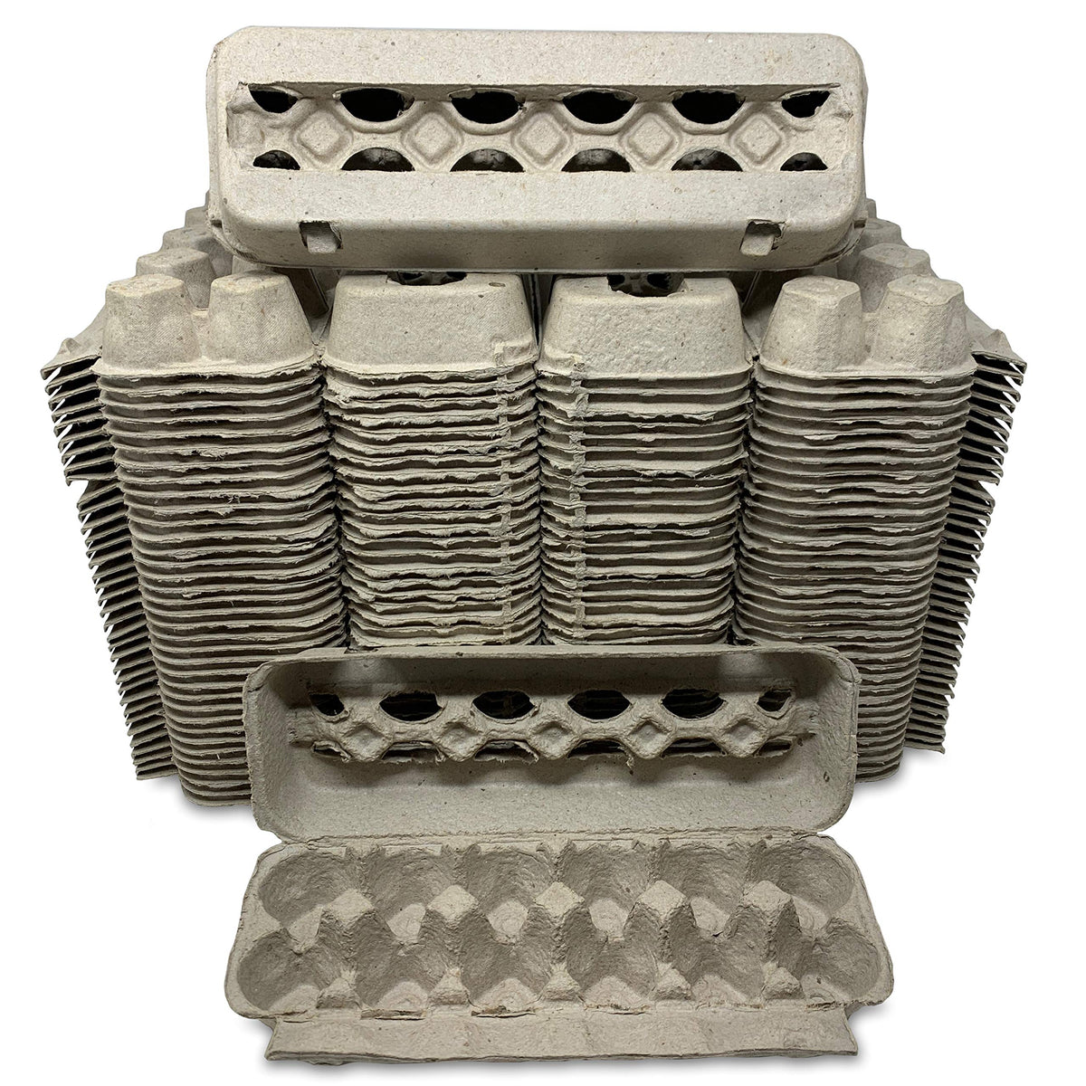 Cackle Hatchery front packaging showing 1 dozen egg carton and clear benefits