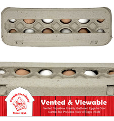 Cackle Hatchery lifestyle at farm stand showing easy display and sale