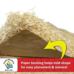 Cackle Hatchery pad with freshly laid egg demonstrating egg protection