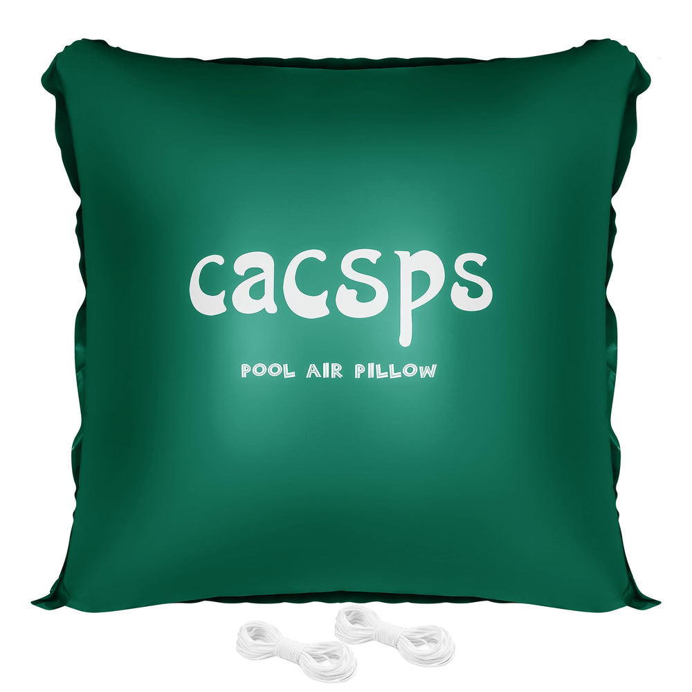 CACSPS front view of inflated pillow showing size and quick installation benefit