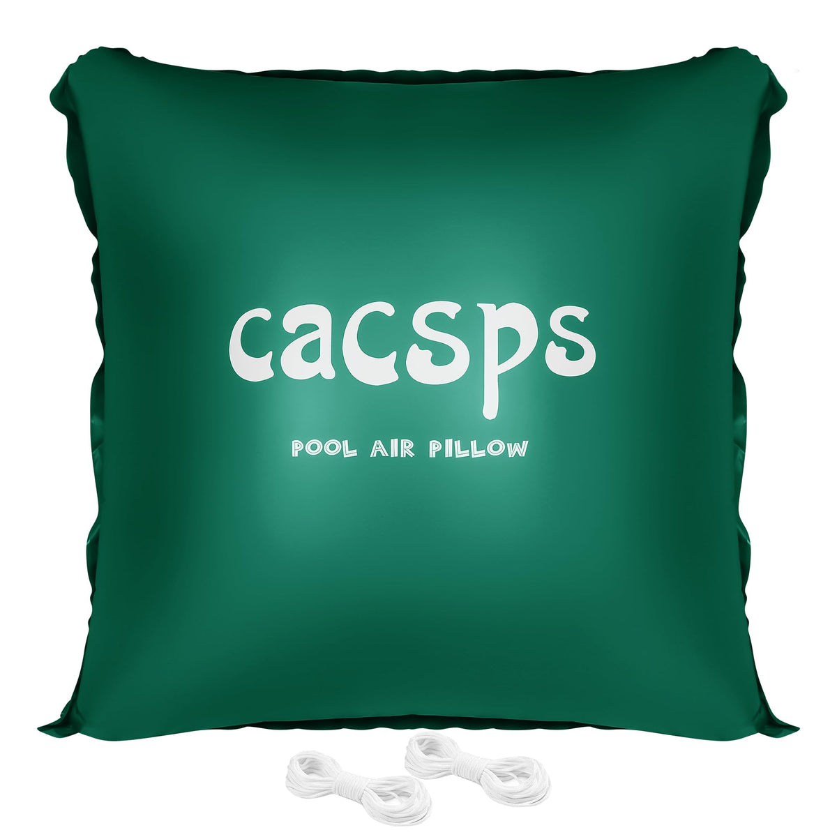 CACSPS front view of inflated pillow showing size and quick installation benefit