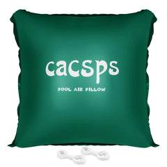 CACSPS front view of inflated pillow showing size and quick installation benefit