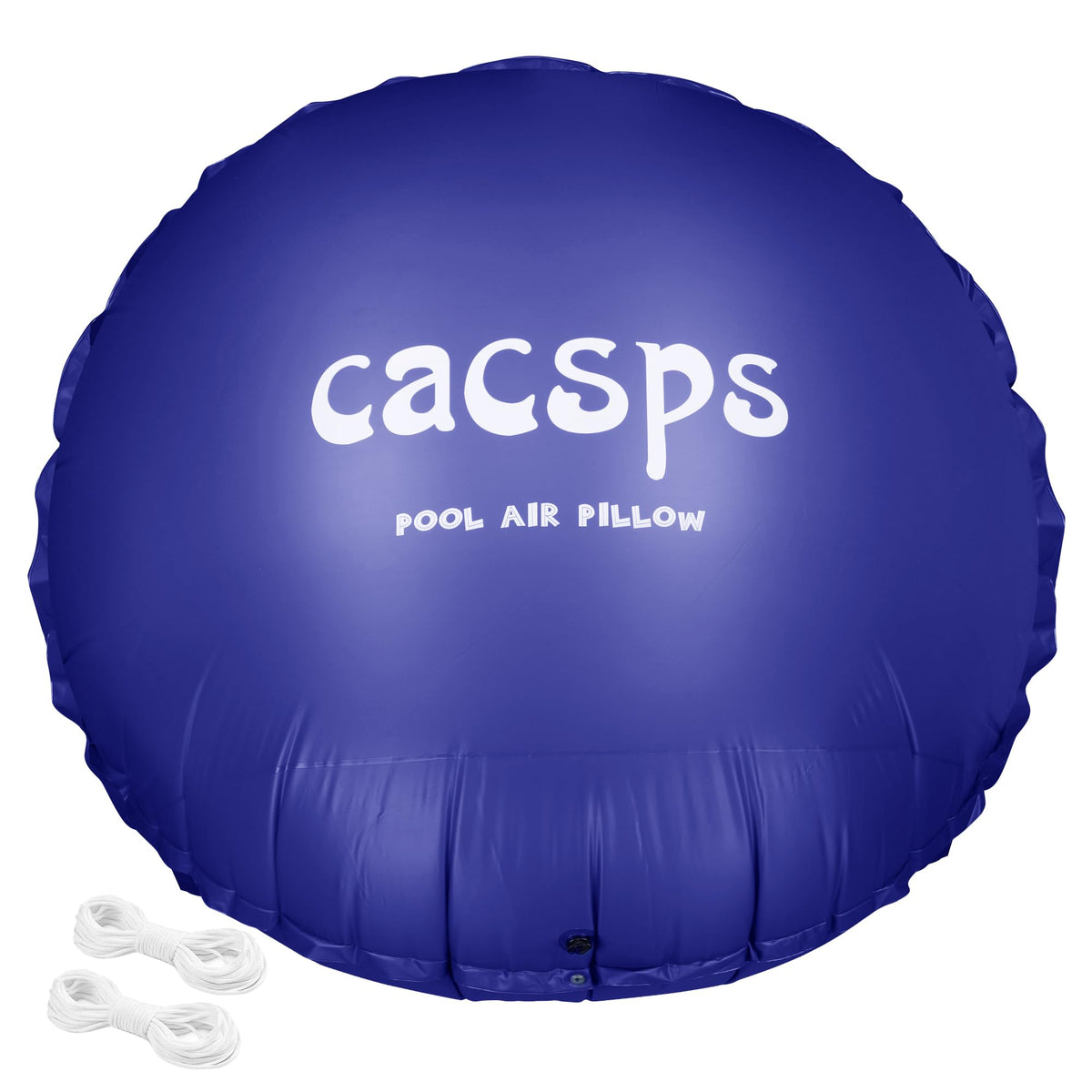 CACSPS front view of 8ft round pool pillow showing shape and size for winter protection