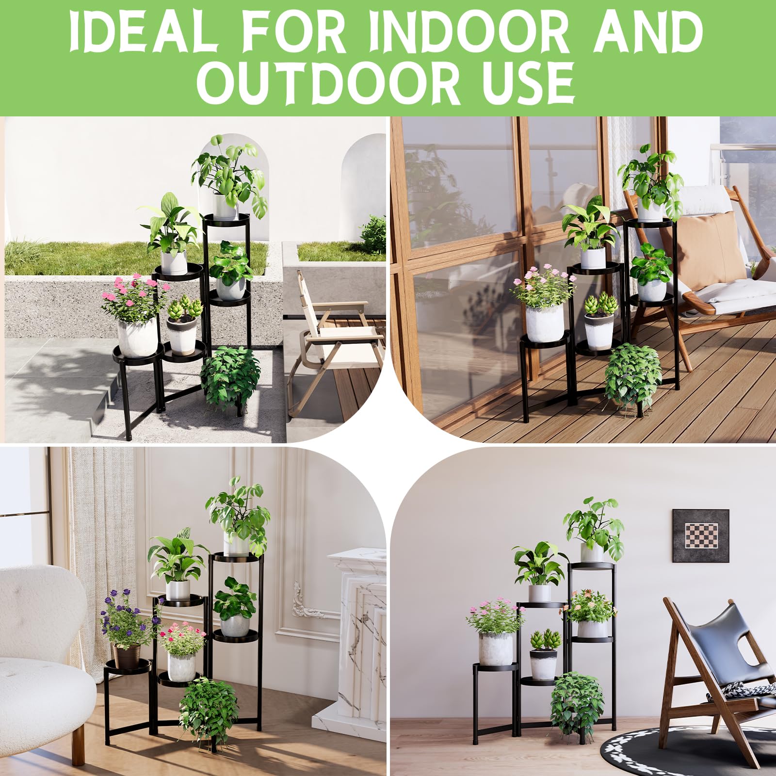 CADANI on balcony with mixed plants boosting outdoor decor