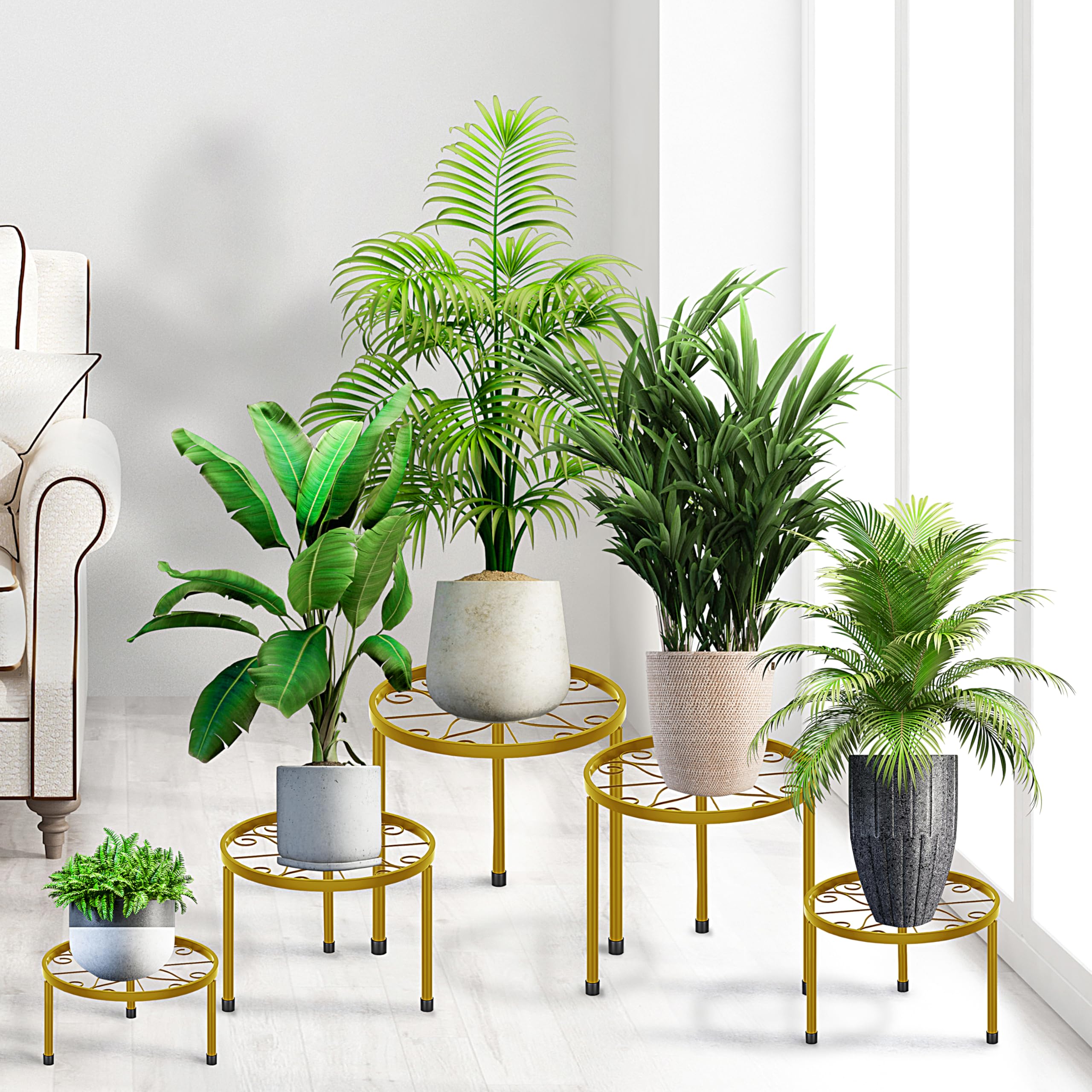 CADANI balcony scene with stands improving plant light exposure and style