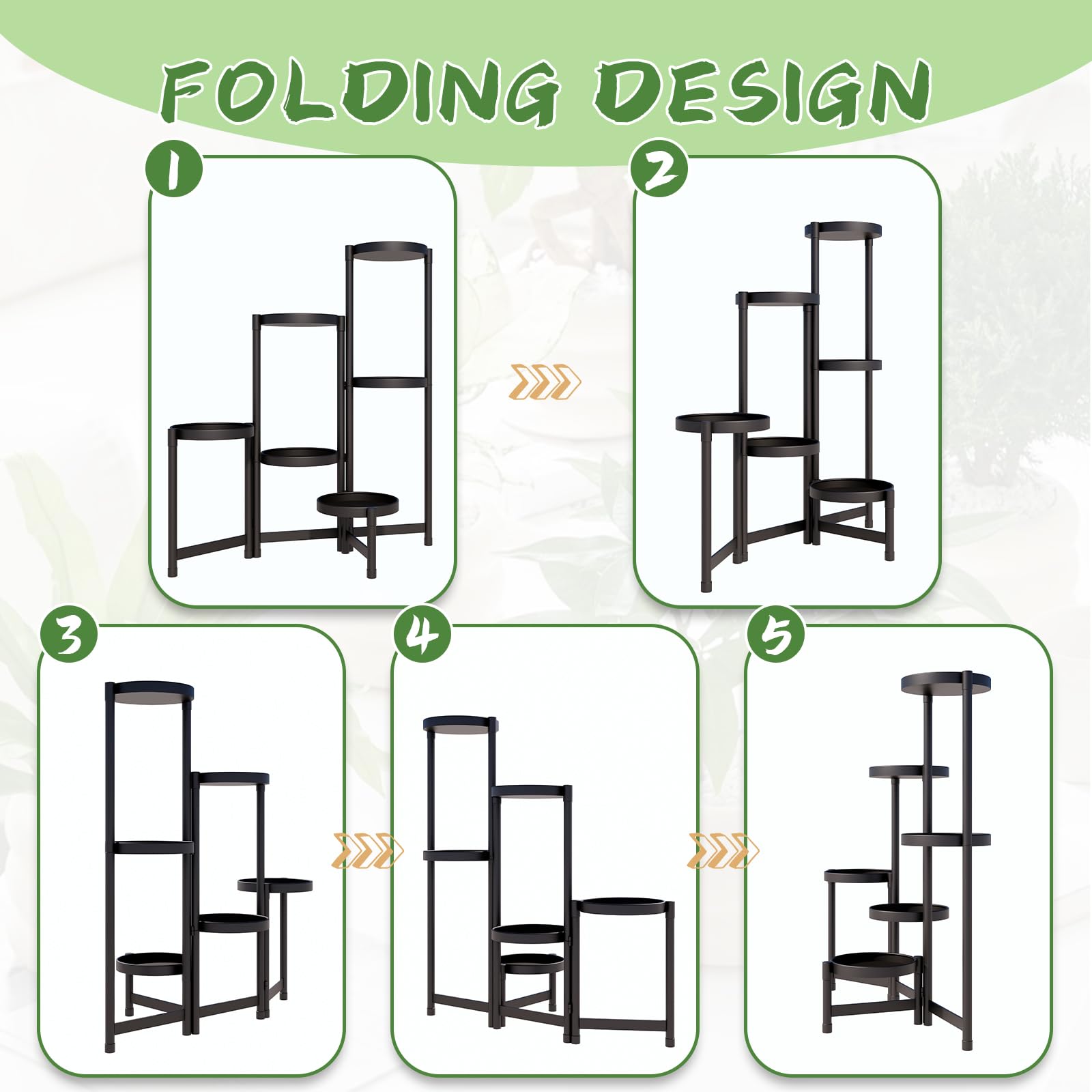 CADANI rubber feet and frame connection protecting floors