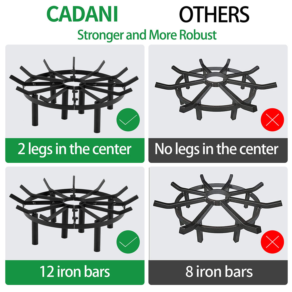 CADANI side profile showing 7 inch height and 4.6 inch clearance for improved airflow