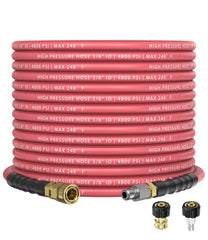 CADEGUO full-length 50ft hose showing reach and flexible design benefits