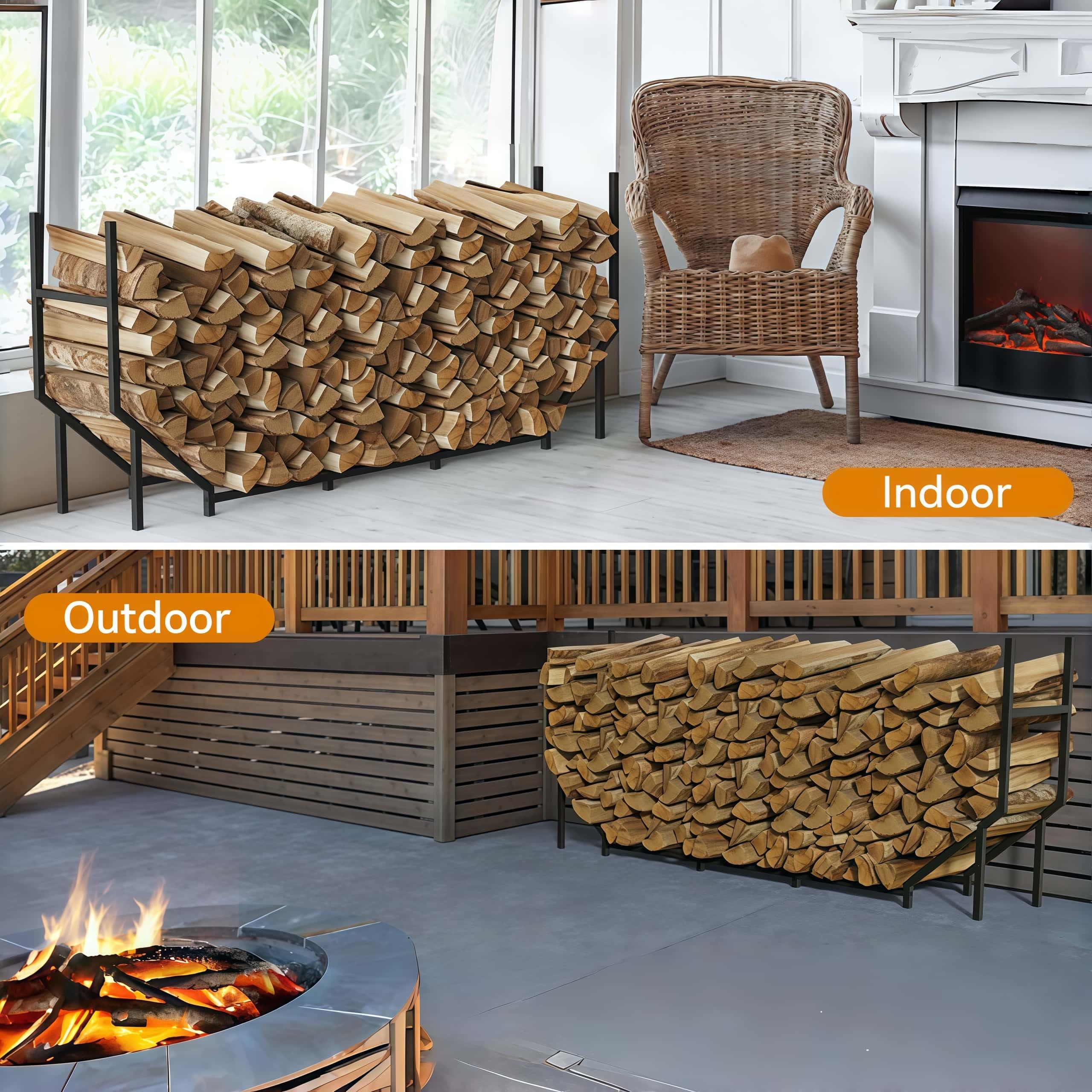 CADUKE assembled by porch firepit showing outdoor convenience benefit