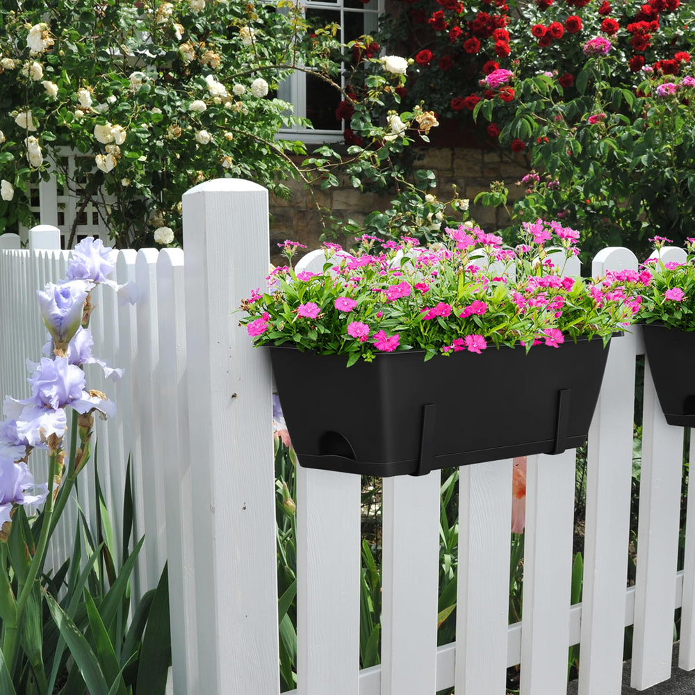 CADUKE removable drainage tray and bottom holes helping water control for plants