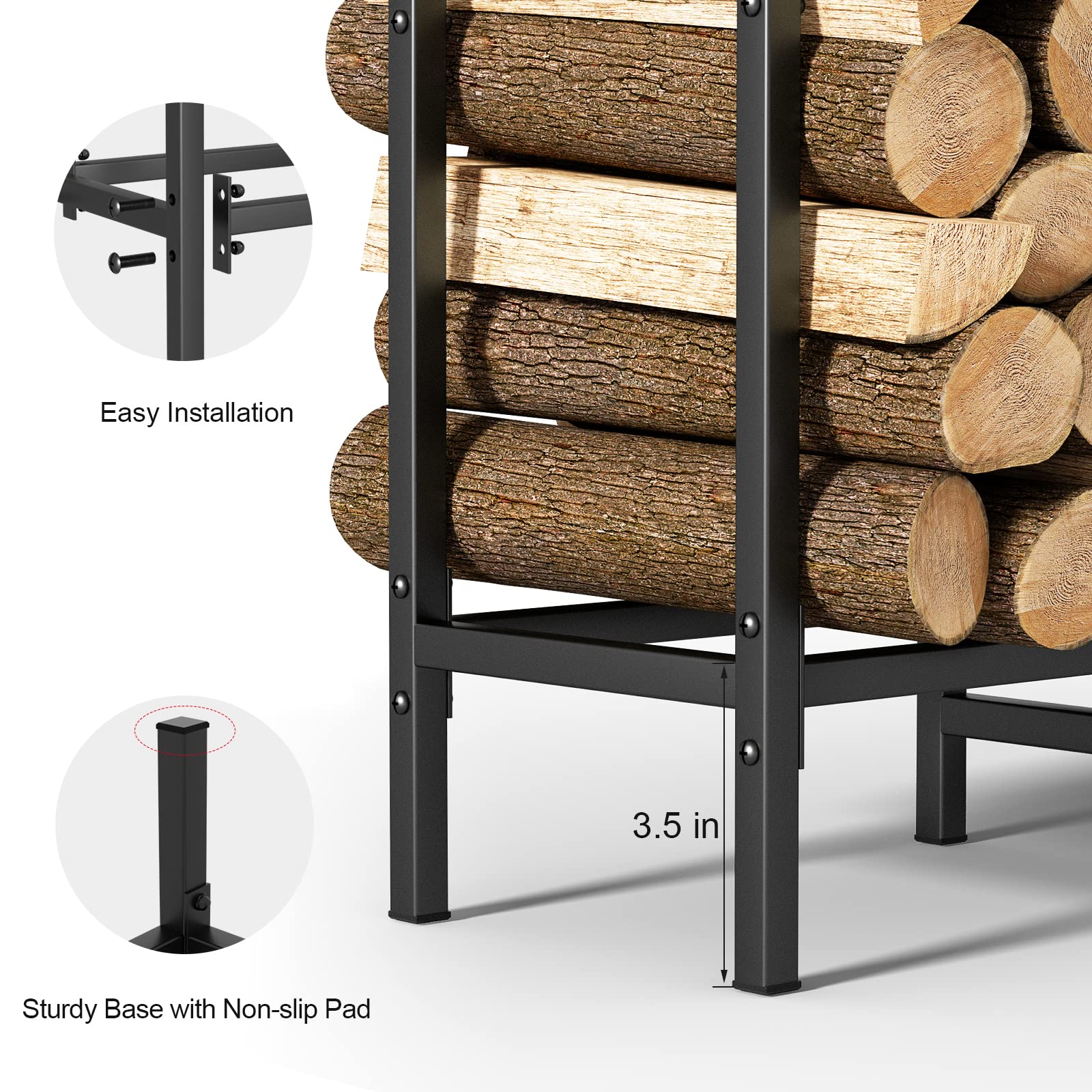 CADUKE rack placed in a garage showing protected indoor storage and convenient access