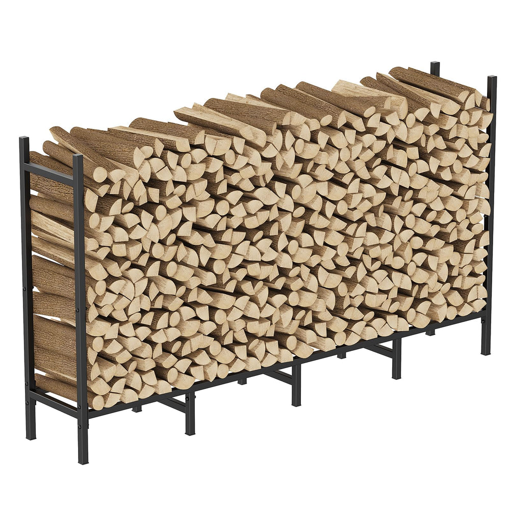 CADUKE rack staged at indoor hearth organizing wood neatly and protecting floors