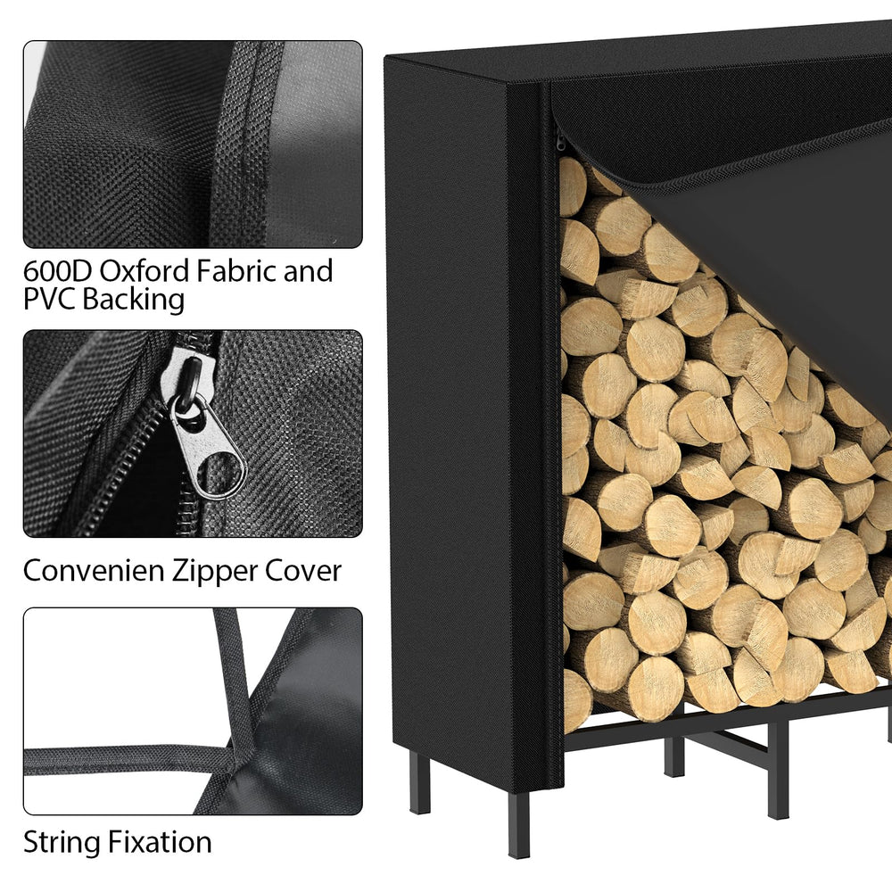 CADUKE rack beside person for size comparison showing compact footprint and space-saving benefit