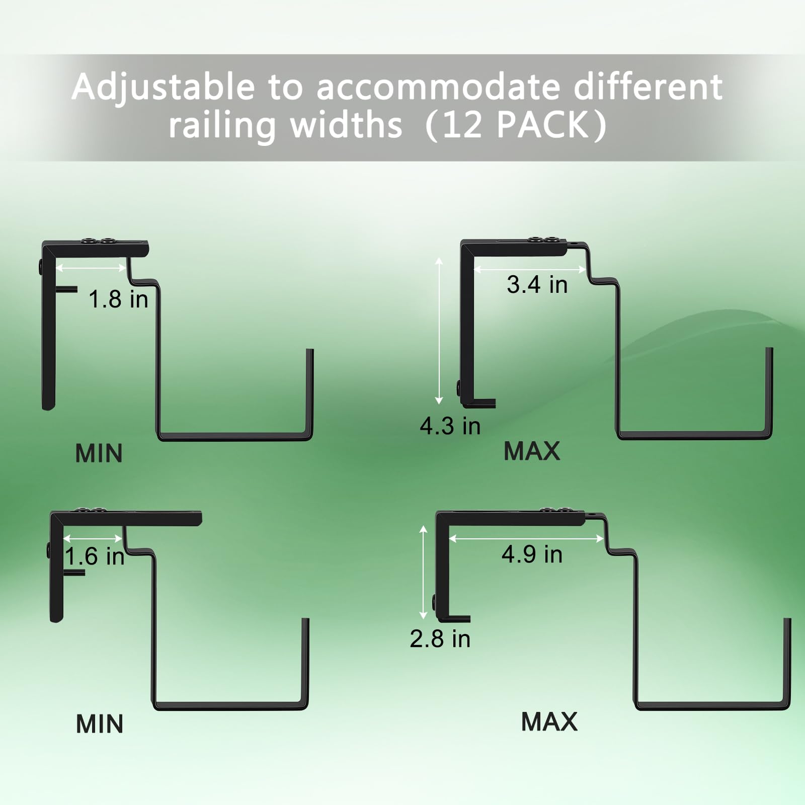 CADUKE boxed set of six ready-to-install with included hardware for convenience