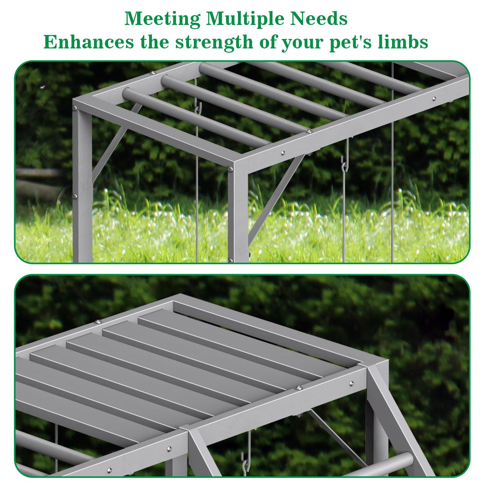 CADUKE image of one swing rope and seat for gentle chicken play and balance