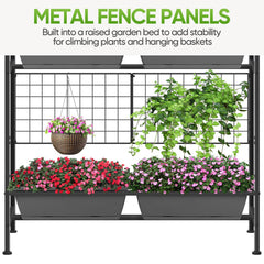 CADUKE trellis supporting climbing plants to increase vertical growing