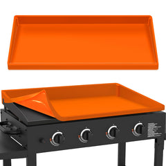 Cadyaw front view showing full griddle mat protecting surface