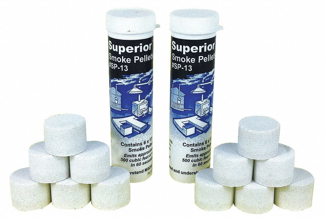 CAI Superior Smoke packaging front showing 12 pellets and resealable tubes for easy storage