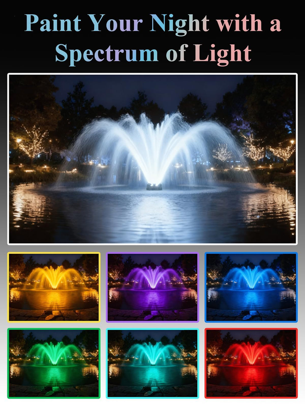 cakuuma close-up RGB LED panel highlighting vibrant customizable colors for ambiance