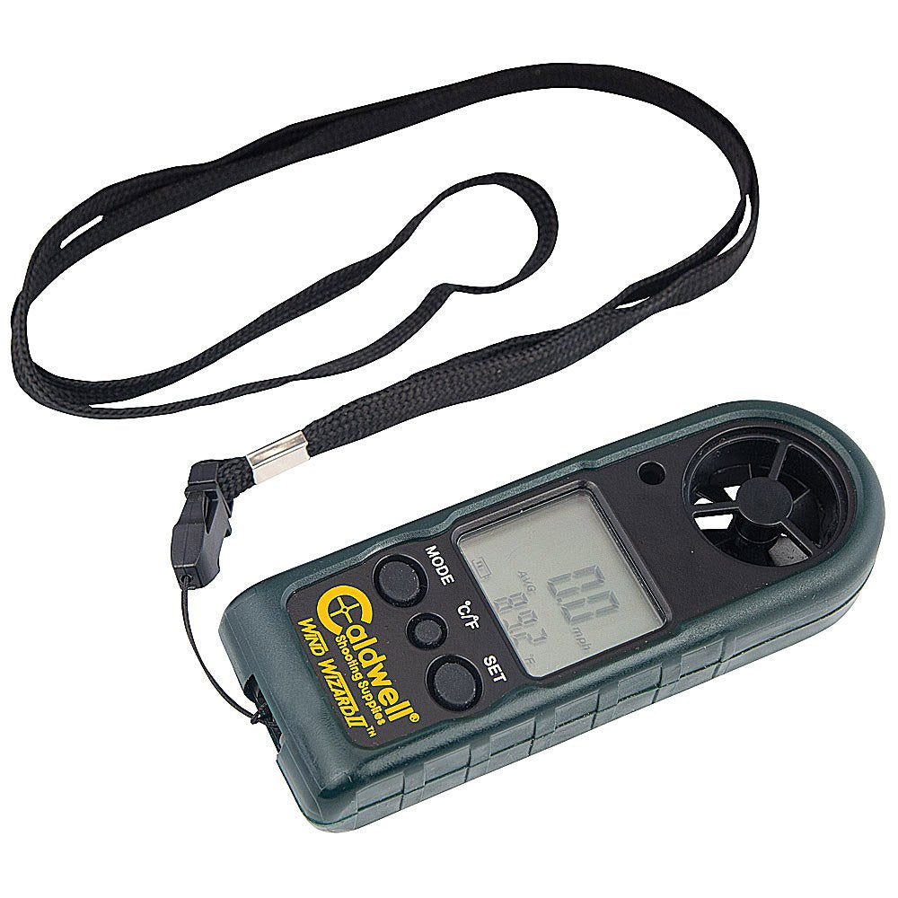 Caldwell Wind Wizard II front view showing compact design and readable display benefit