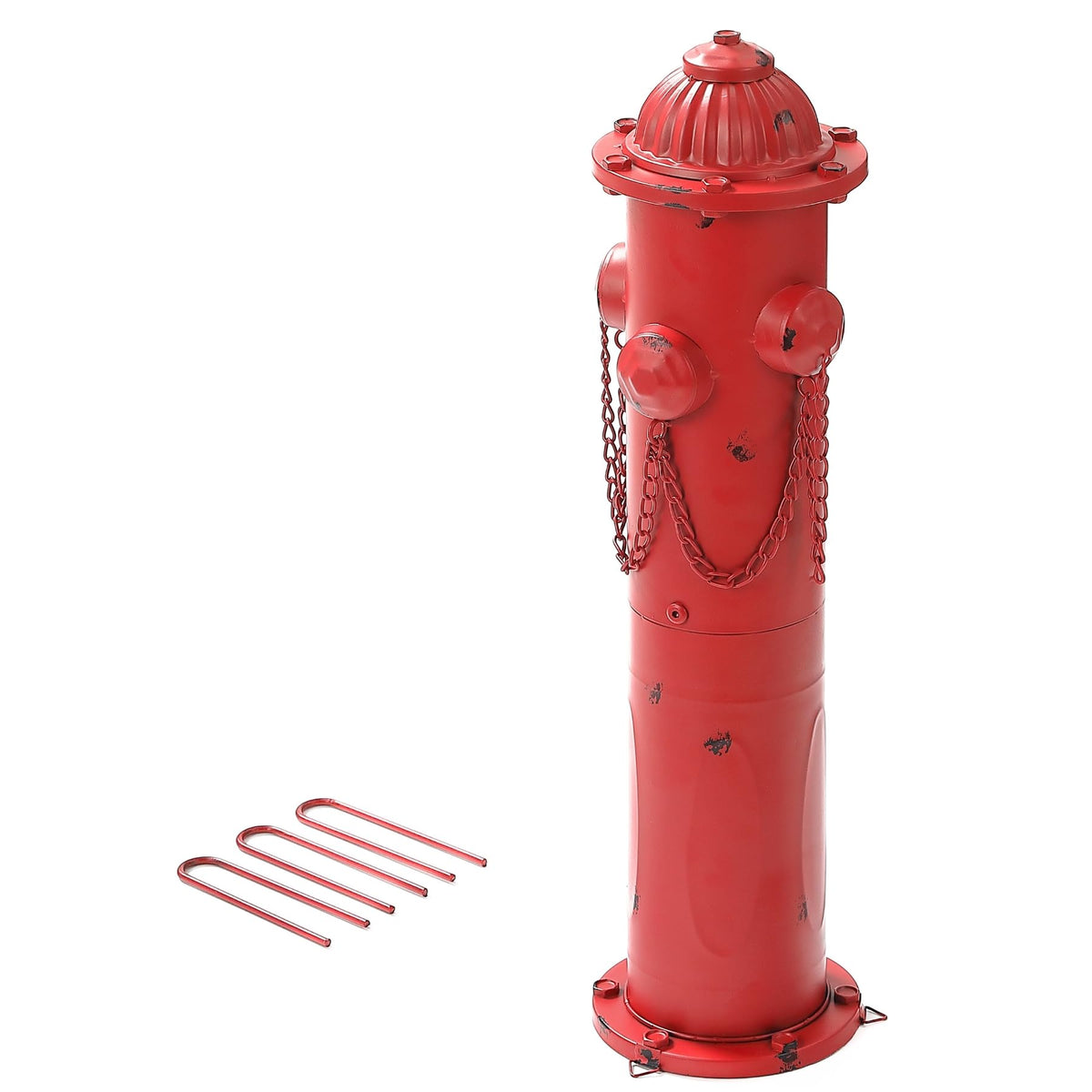 CaliDecor front view showing hydrant target and durable design benefit
