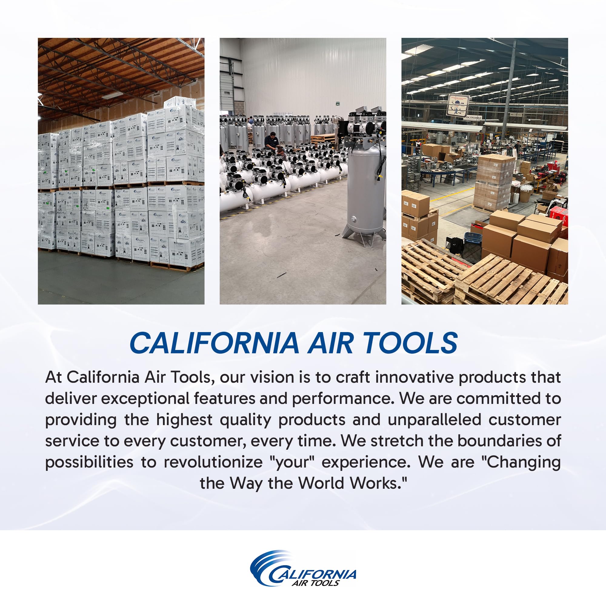 California Air Tools 255C closeup regulator and relief valve providing precise safe pressure control
