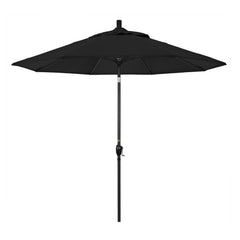 California Umbrella front view with Sunbrella canopy showing broad shade and style