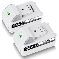 CaliHutt front packaging showing 24V 6.0Ah batteries and benefits