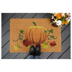 Calloway Mills vinyl backing detail offering non-slip stability on floors
