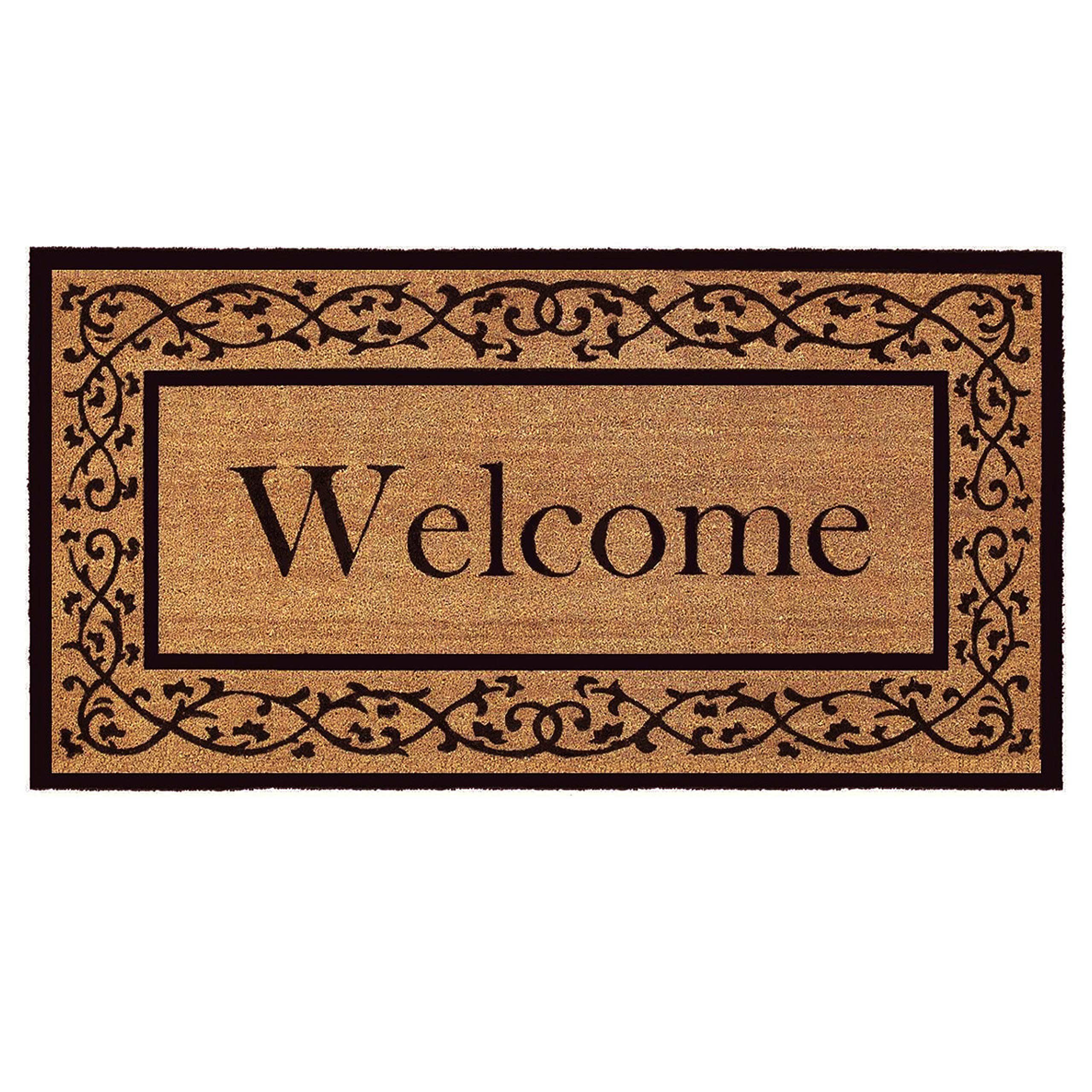 Calloway Mills front view welcome mat showing classic design and curb appeal