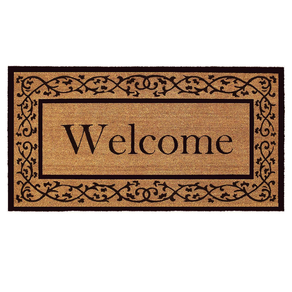 Calloway Mills front view welcome mat showing classic design and curb appeal
