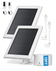 CallsSun front view of two solar panels showing compact kit benefits
