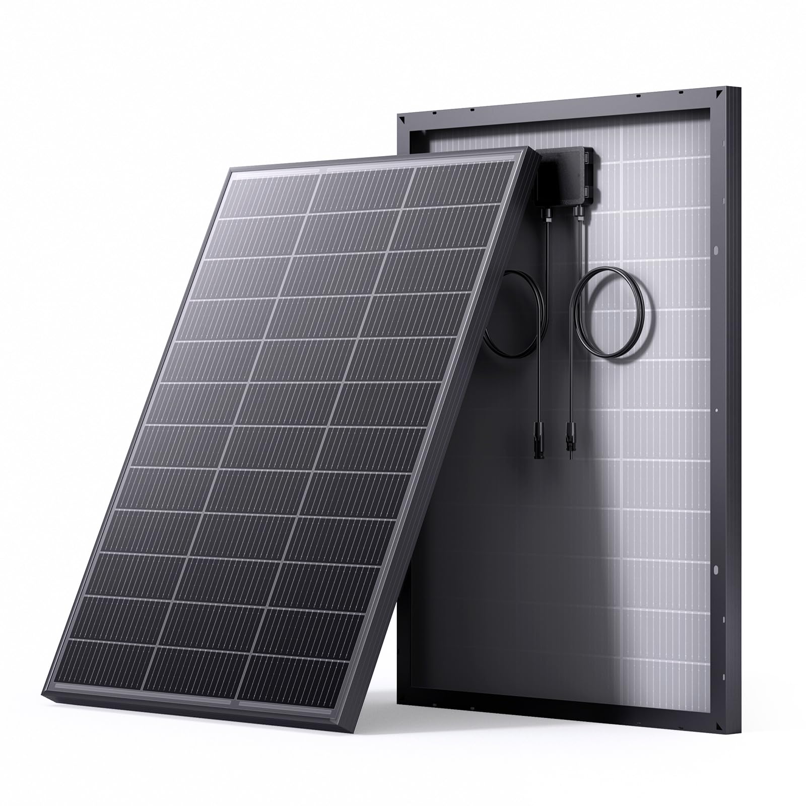 Callsun front view of 100W panel showing compact design and high output
