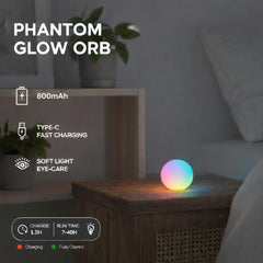callyan bedside setup showing mood lighting for sleep-friendly atmosphere benefit