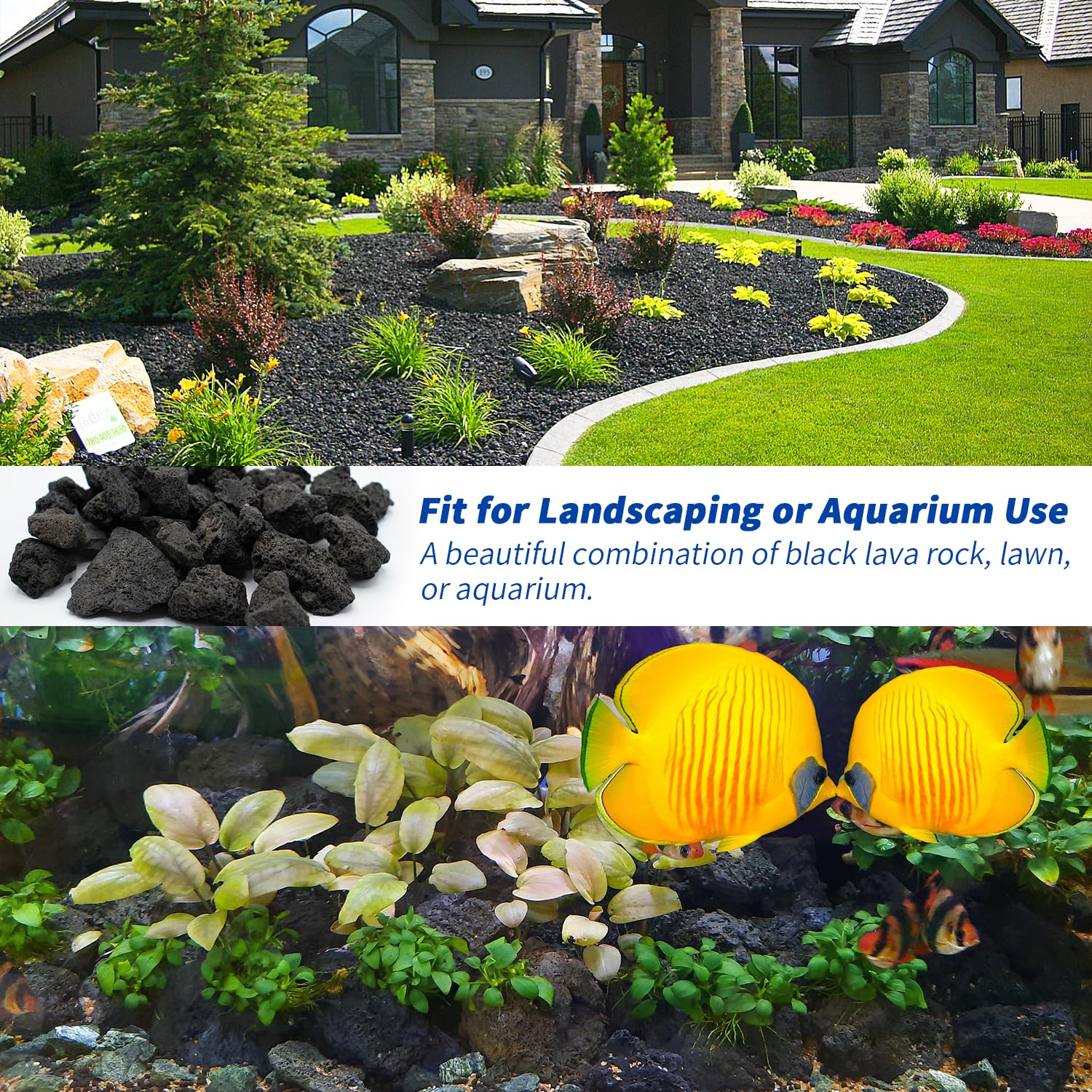 Calofulston lava rock in a backyard fire table creating cozy ambiance